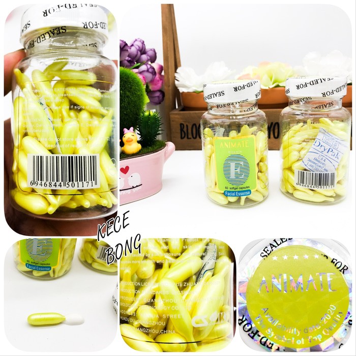 [ASLI 100% ORIGINAL]   Animate USA Softgel/Animate facial oil/serum animate/Vitamin Animate/Vitamin
