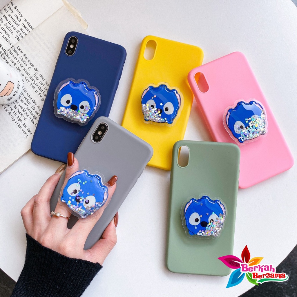 SOFTCASE POPSOCKET GLITTER CANDY REALME C1 C2 C3 5 5I 5S 6 PRO C17 7I 7 NARZO 20 PRO BB5157