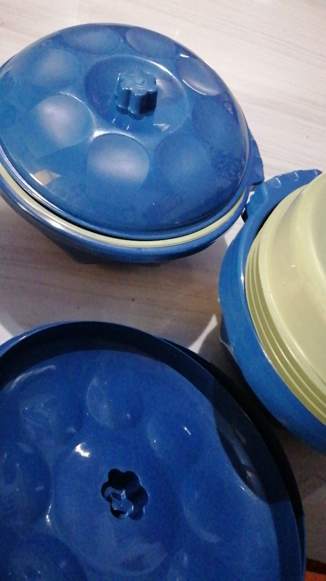 Wakul Nasi Motif Cherry / Tempat Bancaan / Wakul Plastik  / Tempat Kenduri