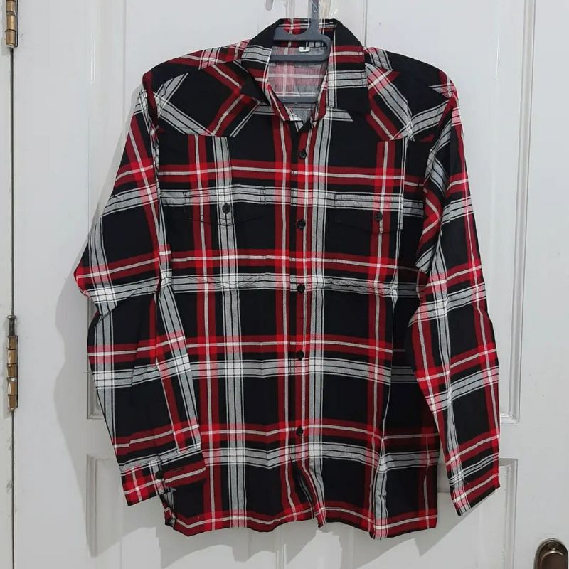 HEM WANITA KOTAK KOTAK / KEMEJA WANITA KOTAK KOTAK