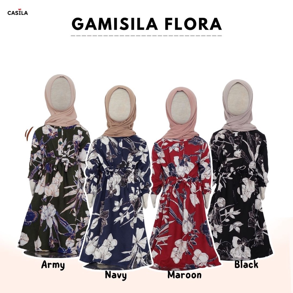Flora dress by Kusukasih | Dress anak perempuan | Dress anak motif