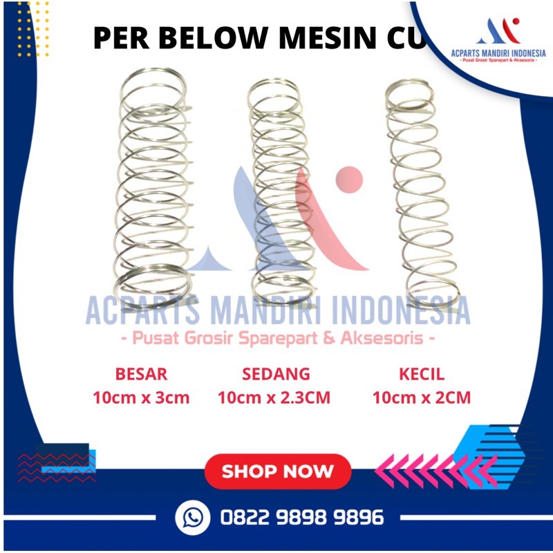 per below mesin  cuci / per seal pembuangan mesin cuci