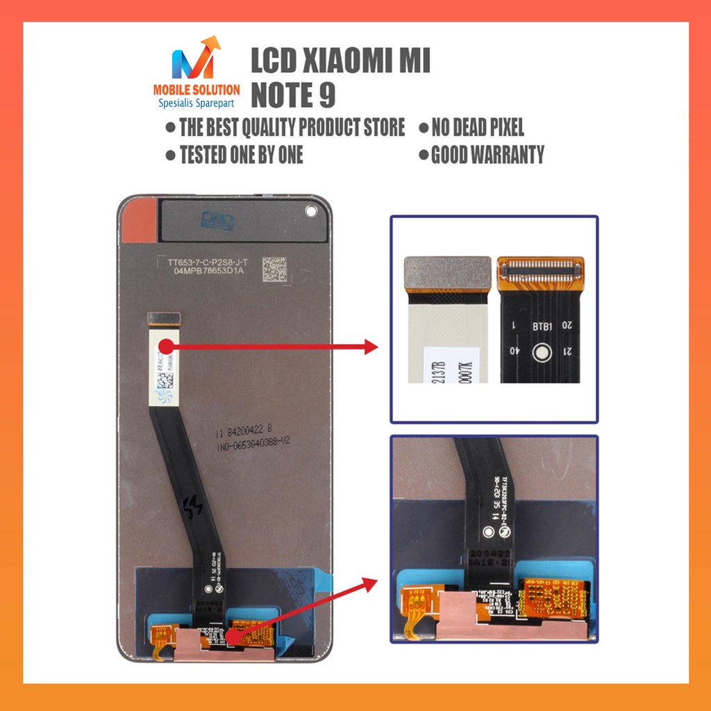 Grosir LCD Xiaomi Redmi Note 9 Fullset Touchscreen ORIGINAL 100% Garansi 1 Bulan + packing / Bubbel