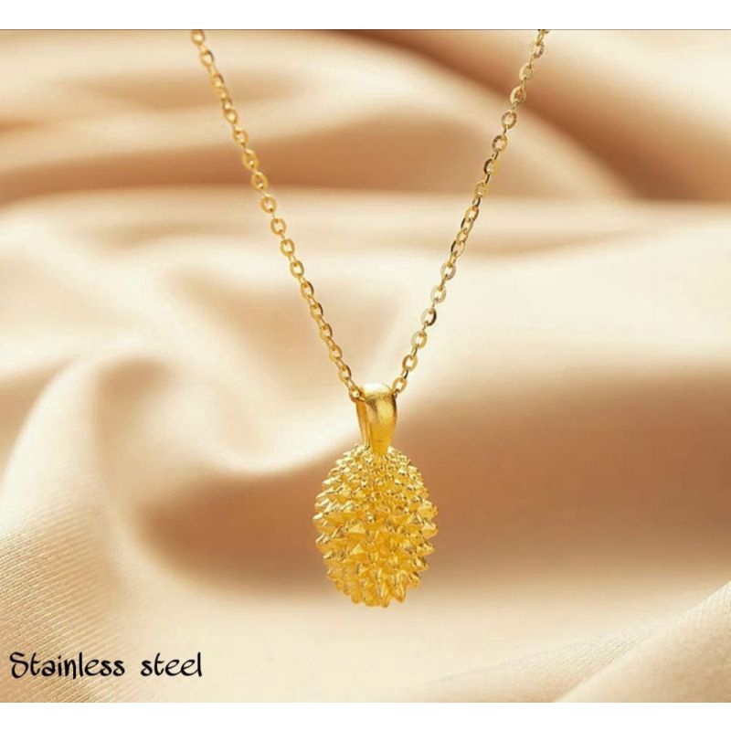 kalung liontin terbaru titanium anti karat Perhiasan wanita dewasa anti karat