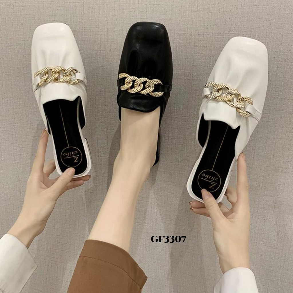 PRF Restock Mules Slip On Wanita With Zhibo GF3307