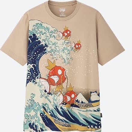 Wanita-Polo-Kaos- Uniqlo Pokemon - Original -Kaos-Polo-Wanita.