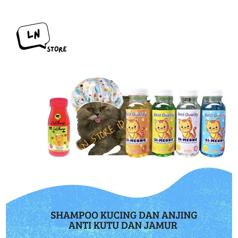 Shampo Kucing dan Anjing Anti Kutu dan Jamur