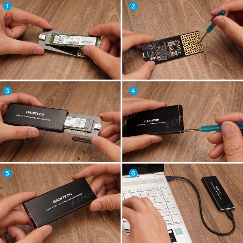 Casing External USB 3.1 SSD M.2 NVMe