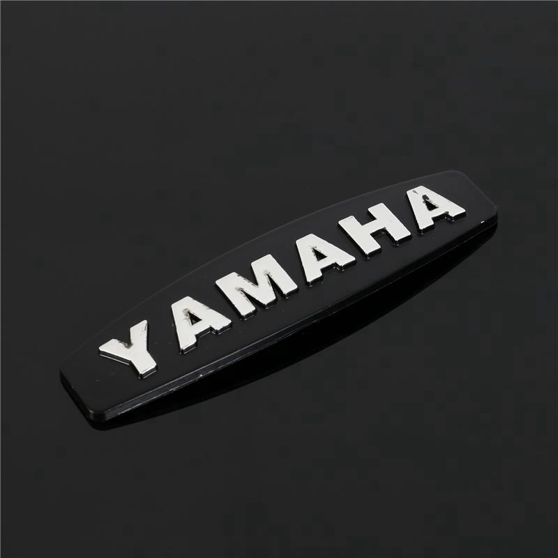 2 PCS ABS Motorcycle Emblem Badge Decal 3d Tank Wheel Sticker for Yamaha