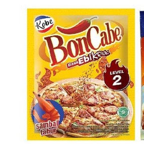 

Kobe BonCabe Cabai bubuk Sashet Netto 4.5gr