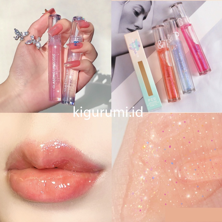 Lip Gloss Water Light Glasting Glossy Lipstick Lip Plumper Maxfine Korean XX057