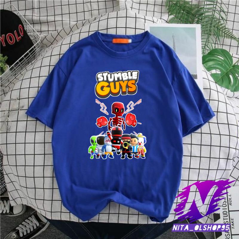 kaos anak baju anak stumble guys bahan premium