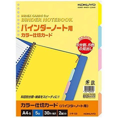 

✨ BISA BAYAR DITEMPAT✨ KOKUYO DIVIDER SHIKI-53 A4 A4 - WARNA PASTEL TERBARU Kode 130