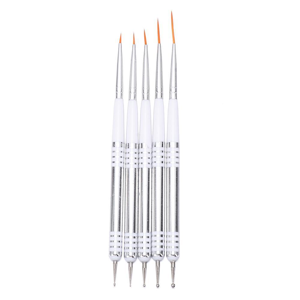 2 In 1 Pen Dotting Gel UV Dua Sisi Untuk Nail Art