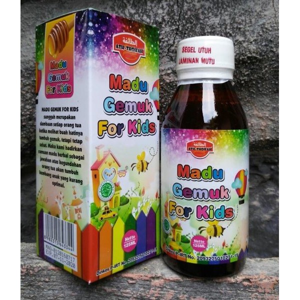 

Madu Gemuk For Kids - Penggemuk Badan Penambah Nafsu Makan Anak Ath-Thoifah Original