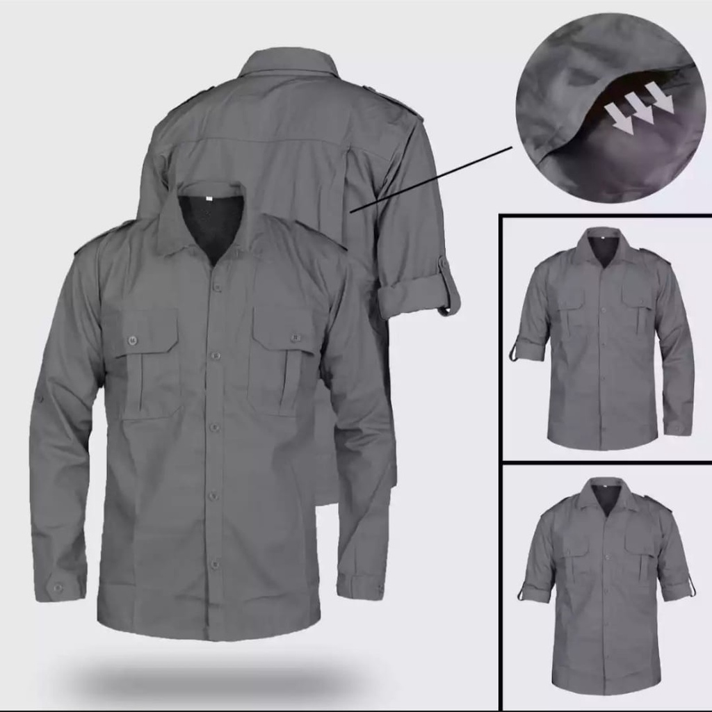 COD Kemeja PDL Lapangan Baju Kerja Outdoor Tactical Hiking Gunung Safety Lengan Panjang