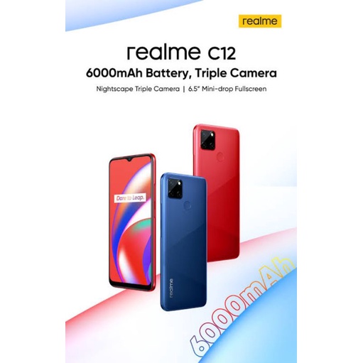 Realme C12 3/32 Resmi