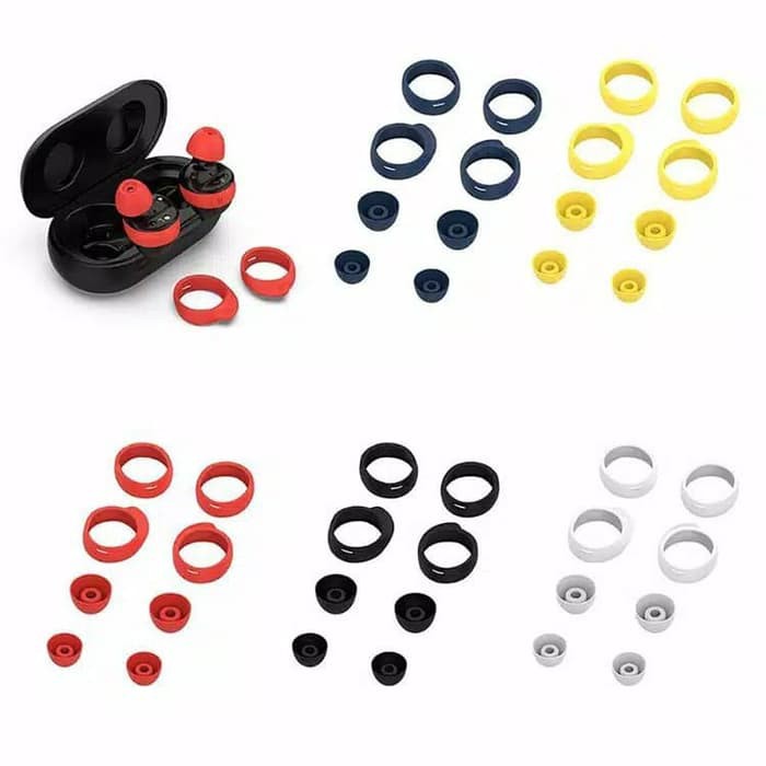 TBI 2pcs Silicon Pelindung Samsung Galaxy Buds 2019 Earplug Bumper - Black