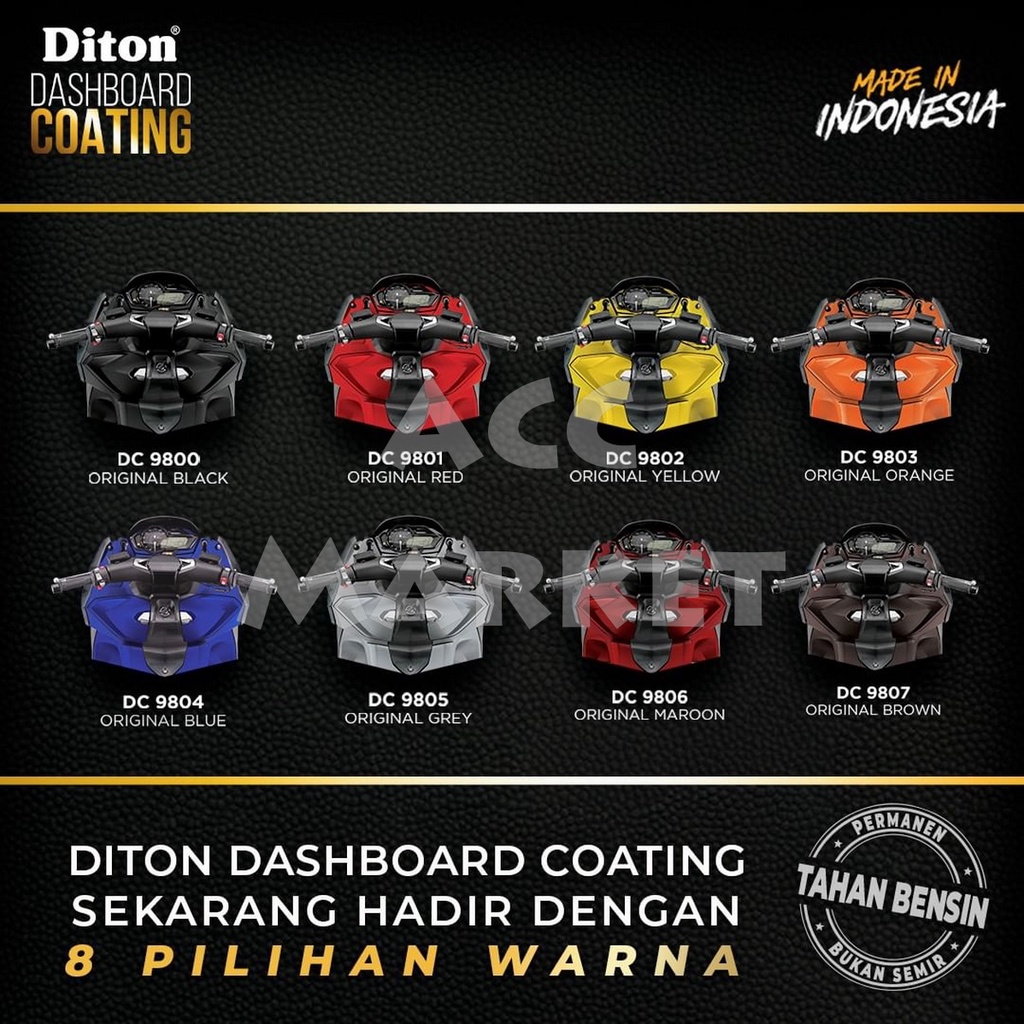 Diton Dashboard Coating Penghitam Body Semir Dasbor