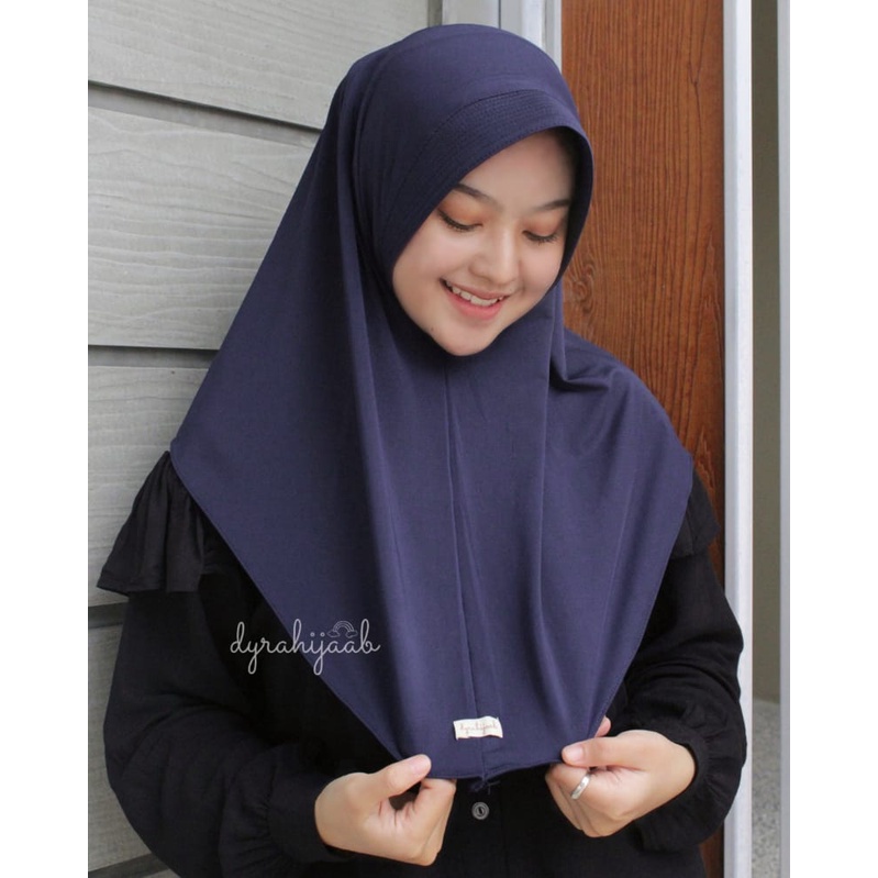 hijab bergo sport menutup dada jilbab bergo hamidah size m