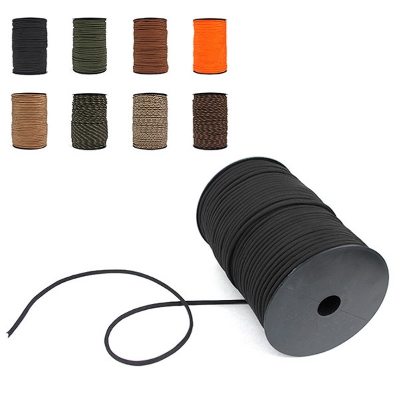 [100M 550 Paracord Parachute Cord Lanyard][9 Strand Parachute Rope ][for Camping Outdoor Hiking]