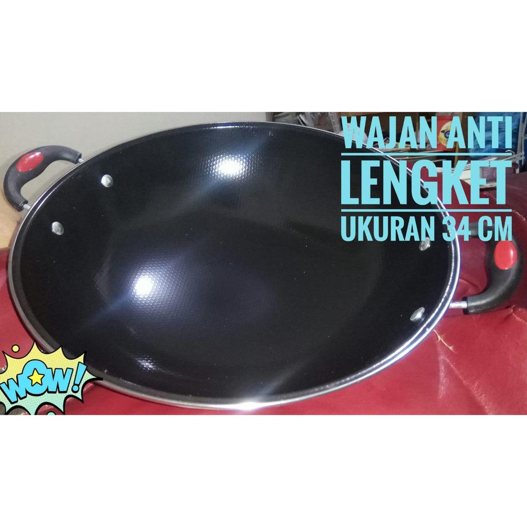 WAJAN PENGGORENGAN ANTI LENGKET DAN GOSONG ENAMEL WAJAN ANTI GORES
