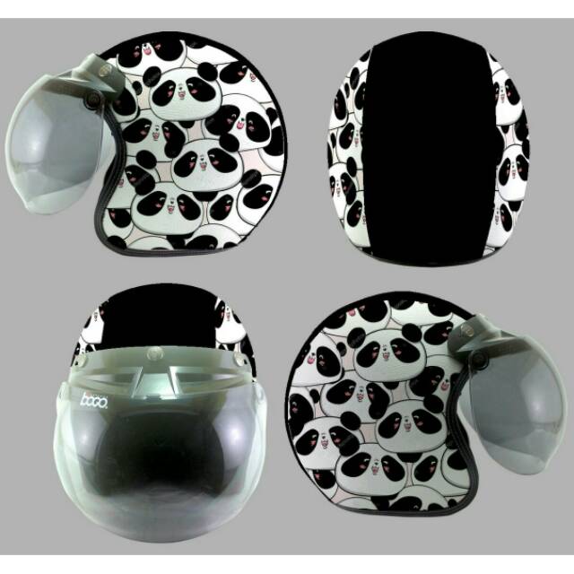 Helm Bogo Sni Dewasa Gogo Panda Kaca Bogo Original