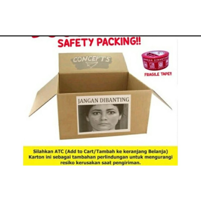 

kardus safety packing wajib untuk mika tabung,dan barang pecah belah