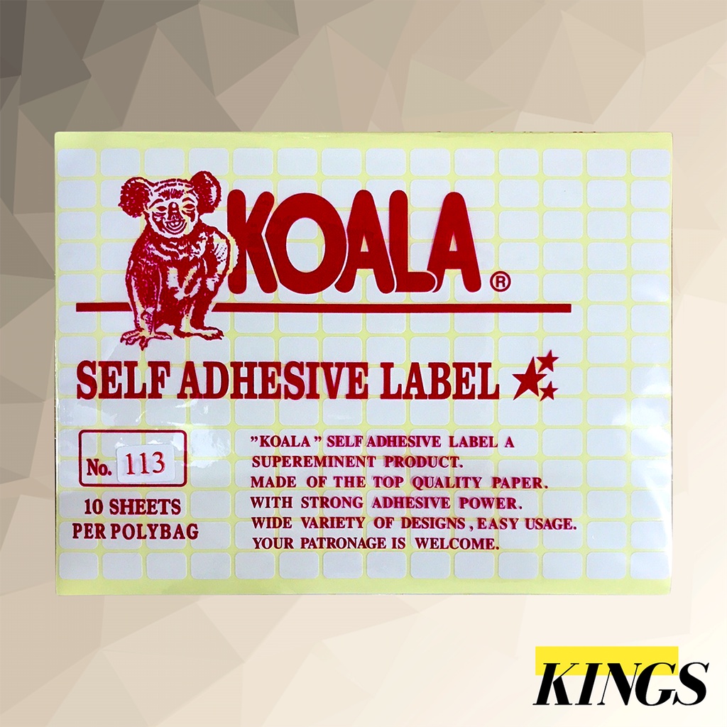 

Self Adhesive Label / Sticker Label Polos No 113