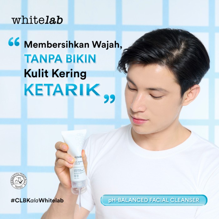 Whitelab Ph-Balanced Facial Cleanser - Sabun Cuci Muka Kulit Sensitif BPOM Original