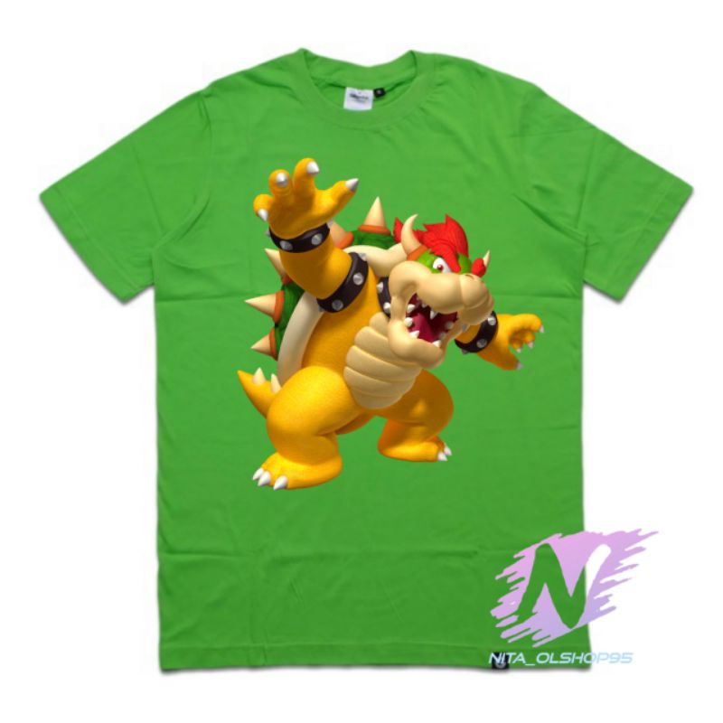 kaos anak super Mario bowser x