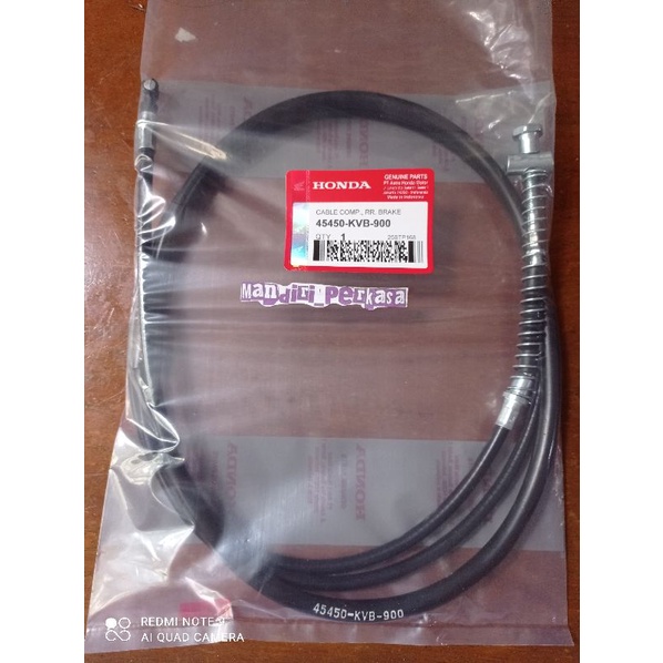 Kabel Tali Rem Brake Belakang Honda Matic New Fi Esp Non CBS Beat POP Street Series Vario 110 125