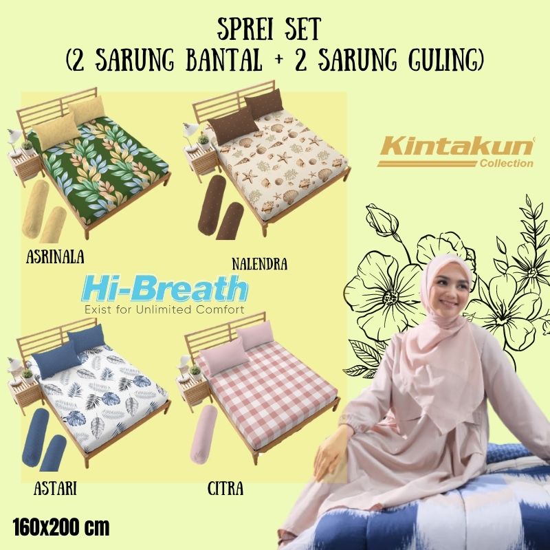 RC Kintakun Sprei Ukuran 160x200 Wiyata Nurmala Kirana Graciela Widia Naraya Indira Amerta