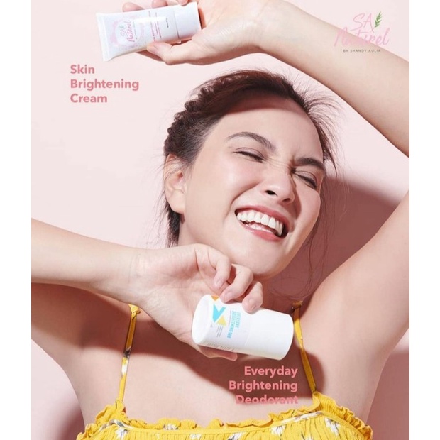SA Naturel Brightening Stretch Mark Cream - Pink Lip Nipple Serum &amp; Deodorant Anti Perspirant ✓BPOM ✓Ori