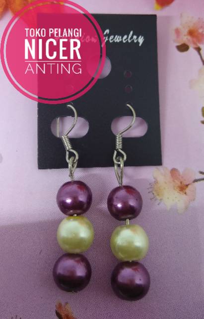 Anting Fashion Anting Mutiara Gantung Terbaru Anting korea kekinian Anting wanita