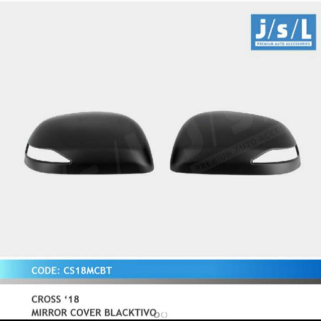 Cover spion Datsun cross/ cover spion Hitam &amp; Chrome jsl