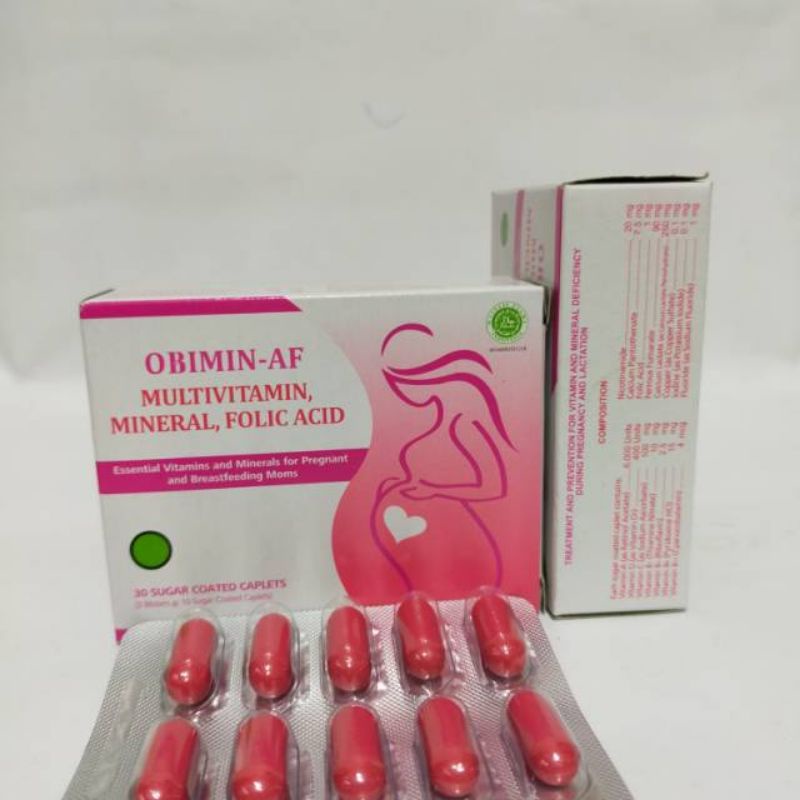 Obimin AF OBIMIN-AF multivitamin ibu hamil dan menyusui 30 kaplet