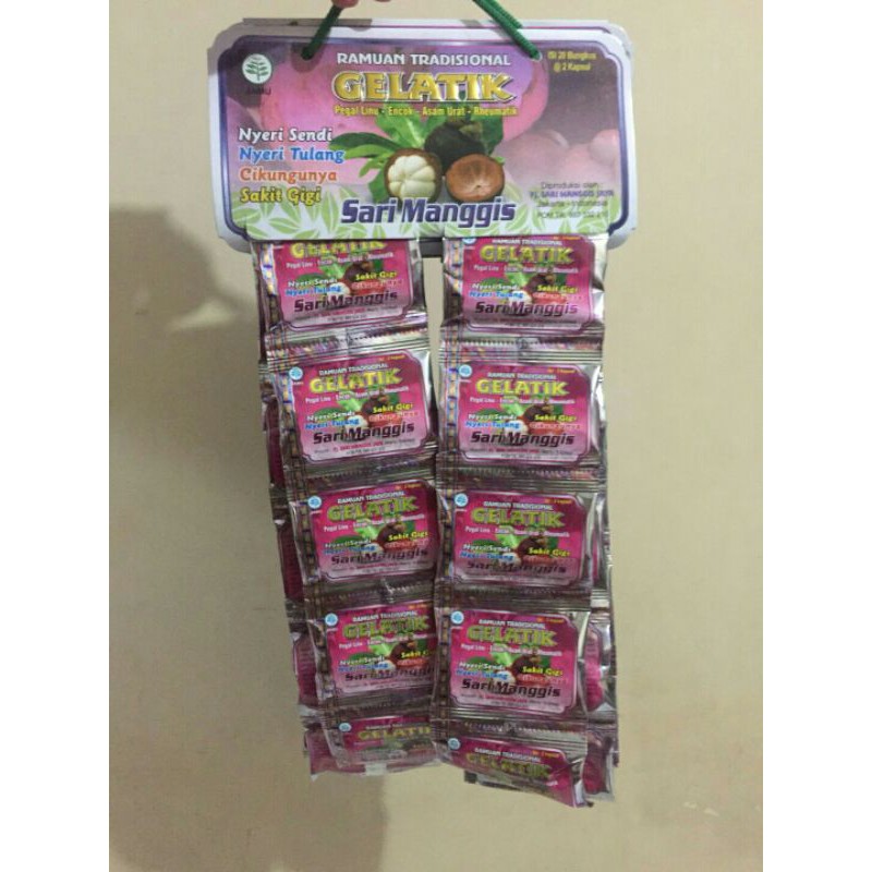 KAPSUL SARI MANGGIS GELATIK