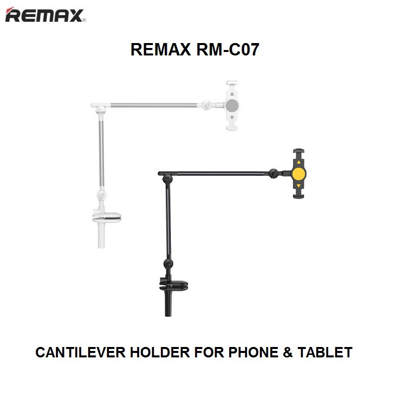 REMAX RM-C07 - Cantilever Holder for Phone and Tablet - 13 inch MAX - Holder Smartphone dan Tablet