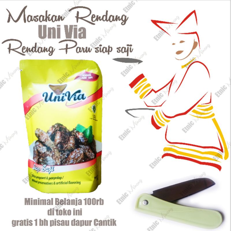 

masakan rendang paru Uni Via khas masakan Minang ala rumah makan Padang, asli dibuat di Bukittinggi di daerah asalnya rendang