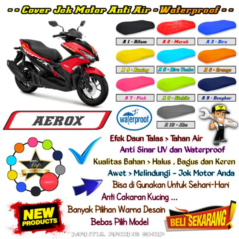 cover jok Motor Adv150,cb150,nmax,aerox,scoopy,pcx / New