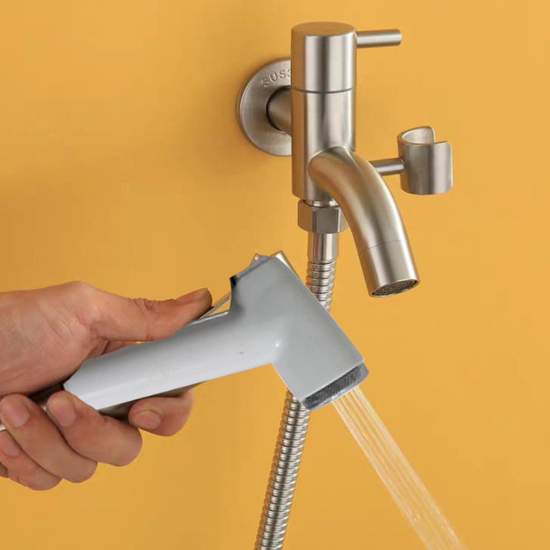 JET SHOWER BIDET PUTIH/ SEMPROTAN TOILET SHOWER JET  KLOSET WC KAMAR MANDI / KERAN SEMPROT BIDET