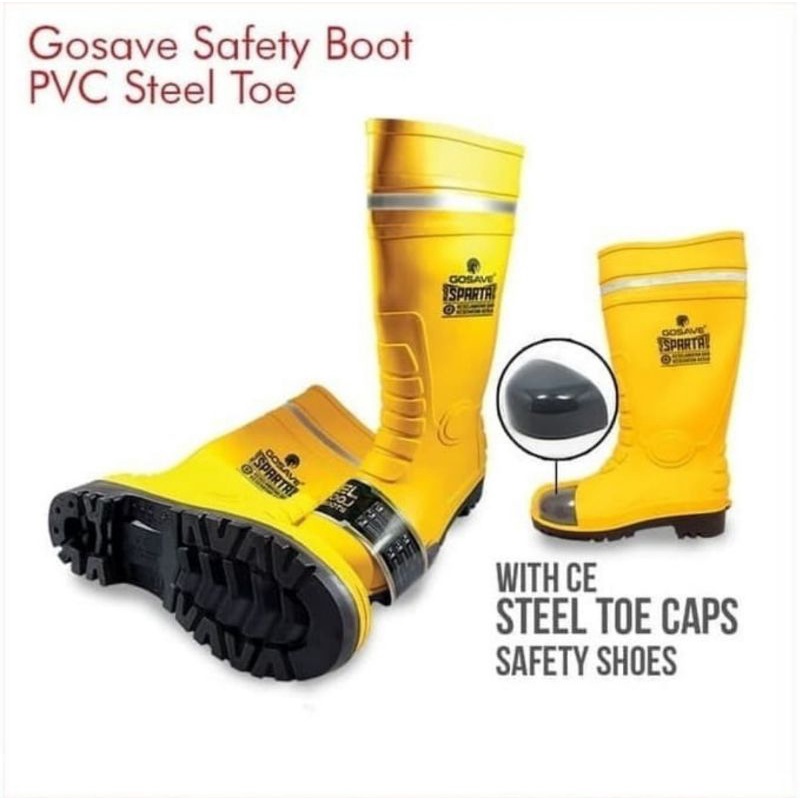 SEPATU BOOT SAFETY GOSAVE SPARTA / SAFETY SHOES BOOT GOSAVE