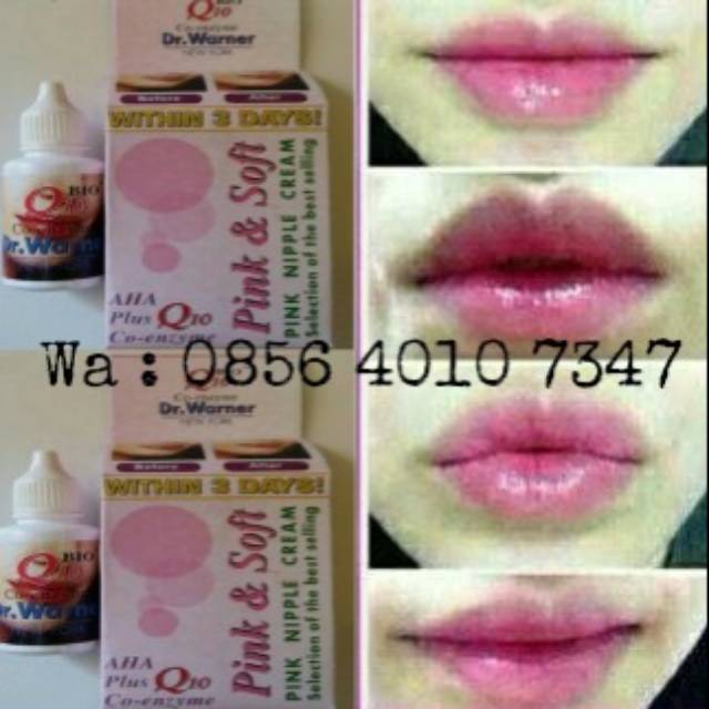PEMERAH BIBIR PEROKOK PERMANEN PINK & SOFT PEMERAH PUTING SUSU ORIGINAL