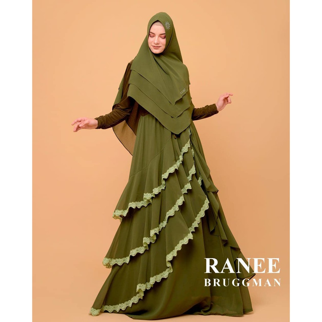 SOFIA by Ranee Bruggman Gamis Set Khimar Syari Mewah Elegant Babydoll Swarovsky Busui ORI Brand