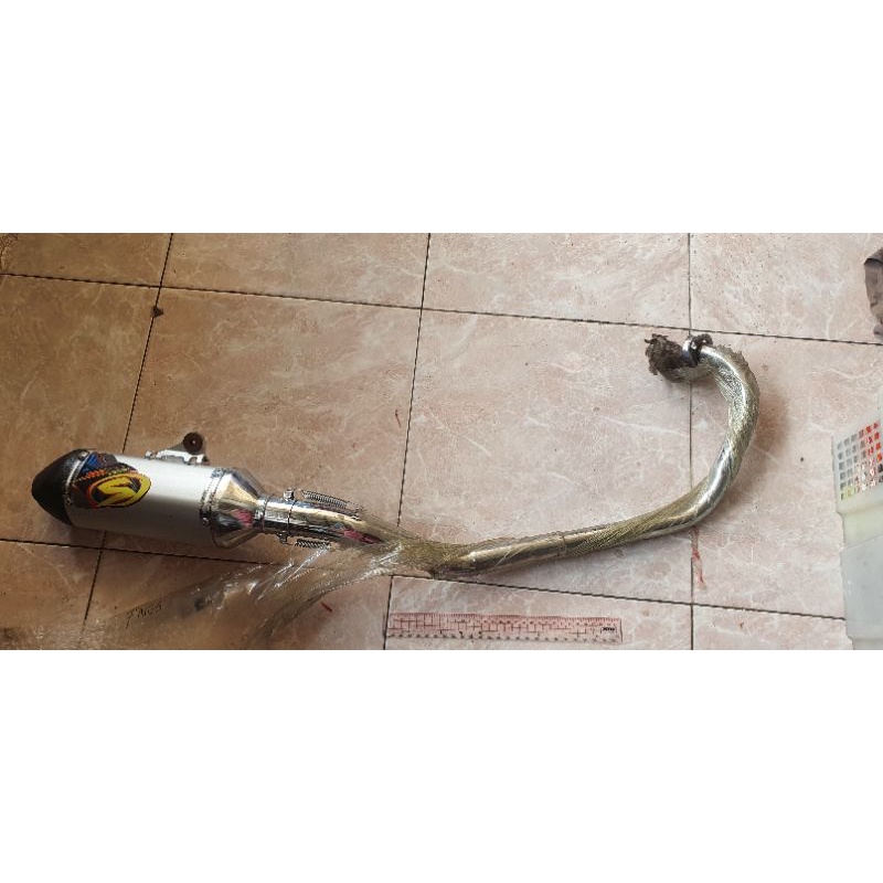 knalpot besar pentagon merk SND untuk fu