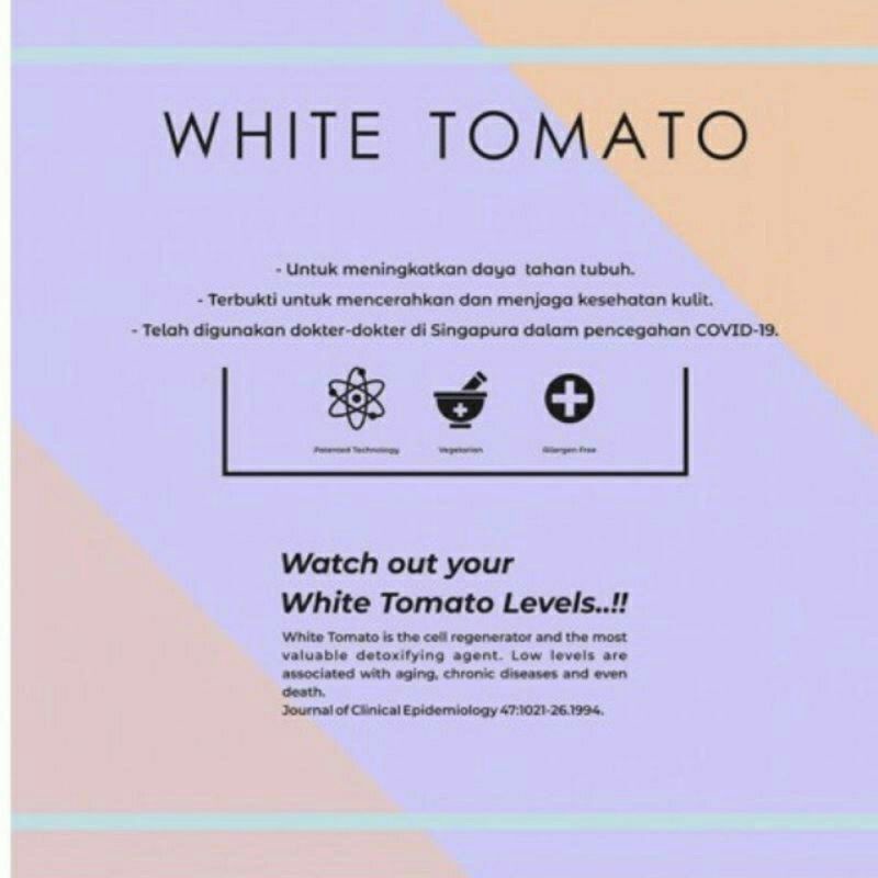 STAY YOUNG WHITE TOMATO CAROTENOID + PREMIUM GLUTATHIONE ORIGINAL OBAT