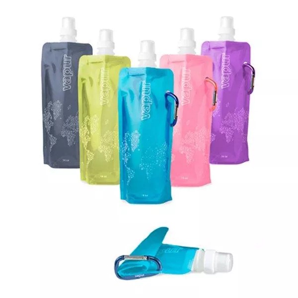 VAPUR Botol Minum Lipat Tempat Air Foldable Water Camping Bottle 480ml - Botol Lipat Botol Pendaki Olahraga