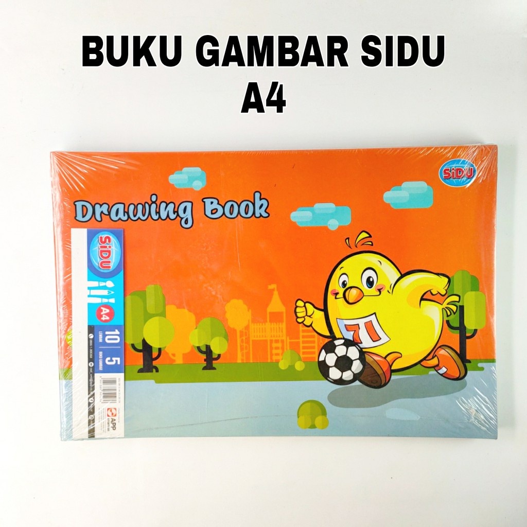 

Buku Gambar A4 Sidu / Sinar Dunia Drawing Book - 1 pak isi ( 5 buku )