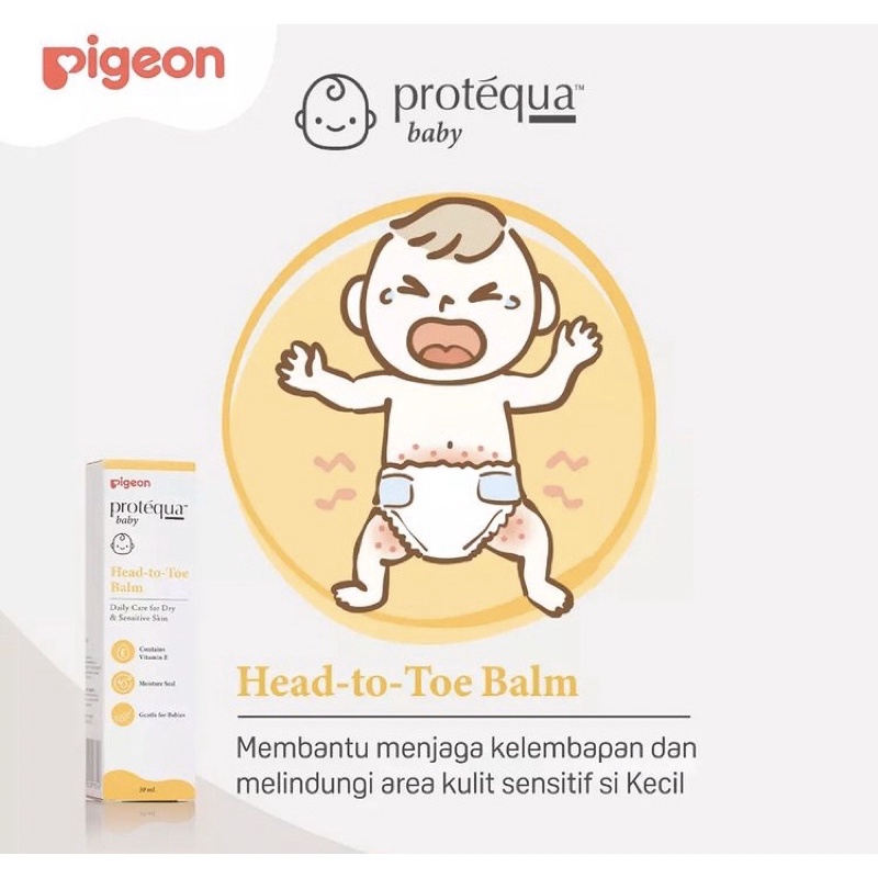 Pigeon protequa baby head-to-Toe-Balm 50ml